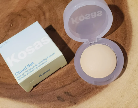 Kosas Cloud Set Pressed Powder for Oily Skin Mattify Cosmetics Vegan Makeup Beauty Blog