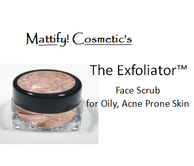 how to unclog pores and remove blackheads  by scrubbing dry skin off face using Mattify cosmetics the exfoliator to remove old skin cells for soft glowing skin 
