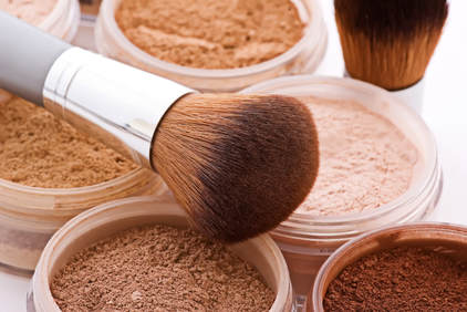 Mineral foundation for oily skin without bismuth or mica vegan makeup by Mattify cosmetics products for acne prone skin 