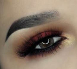 matte red eye shadow looks for fall winter black liner smoky eyeshadow mattify cosmetics vegan makeup
