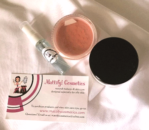 MUA Beauty blogger reviews of makeup for oily skin Mattify cosmetics ultra powder, long lasting pink blush, and makeup setting spray to waterproof makeup that doesn’t smudge or rub off 