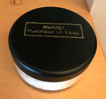 First Jar of Mattify Powder for oily skin ever created - now called Mattify Original 