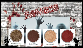 Makeup for a zombie costume goth eyeshadow witch clown pirate costumes fake blood vegan eye shadow mattify cosmetics