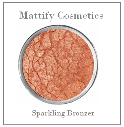 sparkly bronzing powder to brighten complexion mattify cosmetics highlighting bronzer for an all over glow natural makeup look